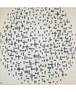 Piet Mondrian, Komposition mit Linien. 1916.