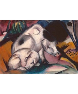 Franz Marc, Schweine. 1912.