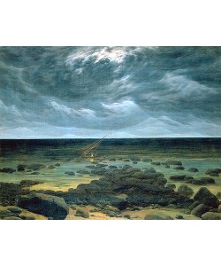 Caspar David Friedrich, Meeresküste bei Mondschein