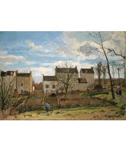 Camille Pissarro, Frühling in Pontoise. 1872.