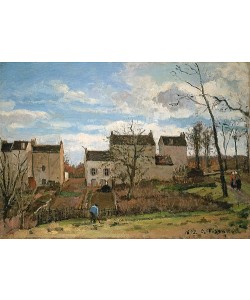 Camille Pissarro, Frühling in Pontoise. 1872.