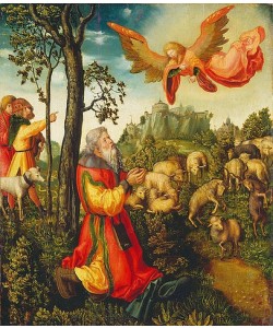 LUCAS CRANACH Der Ältere, Der Engel erscheint dem hl. Joachim. 1518