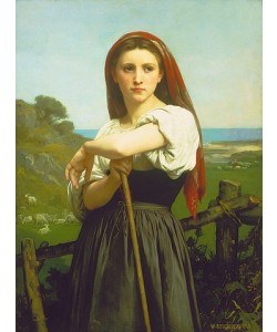 William Adolphe Bouguereau, Die Hirtin. 1868