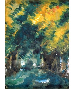 Paul Cézanne, Kastanienallee bei Jas de Bouffan. Um 1865/1867.