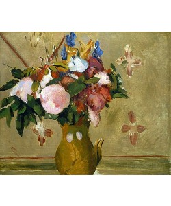 Paul Cézanne, Blumenstrauß in einer Vase. Um 1886