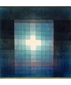 Paul Klee, Christliches Grabmal - Kreuzbild. 1923, 111