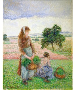Camille Pissarro, Bäuerinnen mit Körben. 1888