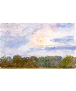 Camille Pissarro, Seine-Ufer bei Rouen.