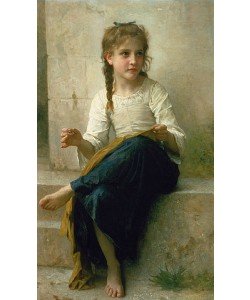 William Adolphe Bouguereau, Kleine Näherin. 1898.