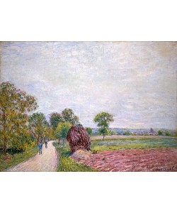Alfred Sisley, Landstrasse in der Umgebung von Moret. 1885