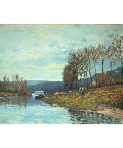 Alfred Sisley, Herbstliche Seinelandschaft bei Bougival. 1873