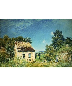 Alfred Sisley, Das verlassene Haus (La Maison Abandonée). 1887