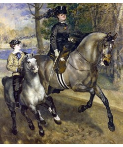 Pierre-Auguste Renoir, Reiter im Bois de Boulogne. 1873