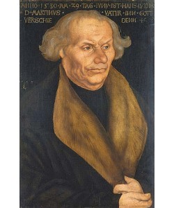 LUCAS CRANACH Der Ältere, Bildnis des Vaters Martin Luthers. 1530.