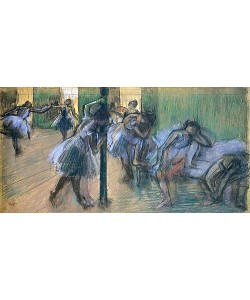 Edgar Degas, Tänzerinnen im Probenraum.