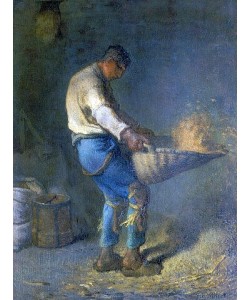 Jean-François Millet, Un Vanneur (Trennen der Spreu vom Korn). 1866/1868.