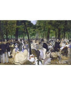 Édouard Manet, Musik im Tuileriengarten. 1862