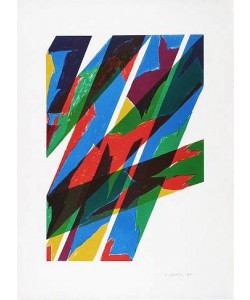 Dorazio Piero Contrario (1970) (Lithographie, handsigniert, nummeriert)