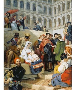 Emile Jean Horace Vernet, Der Maler Raffael im Vatikan.