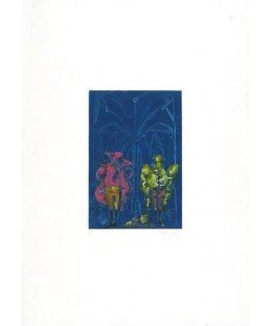 Köster Matthias Reiche Zucht IV (Monotypie, handsigniert)