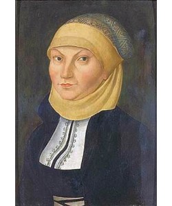 LUCAS CRANACH Der Ältere, Bildnis der Katharina von Bora, Gemahlin Martin Luthers.