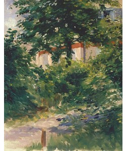 Édouard Manet, Allee im Garten von Rueil. 1882