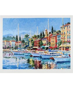 Soan Hazel Harbour Morning III (2000) (Siebdruck, handsigniert)