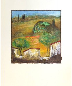 Rade Ernst-Peter Sommerreise X (50) (Acryl auf Bütten, handsigniert, Unikat)
