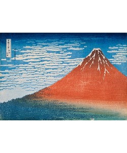 Katsushika Hokusai, Der Fujiyama (aus der Serie: 36 Ansichten des Berges Fuji). 1831