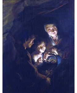 Peter Paul Rubens, Die Alte mit dem Kohlenbecken. Um 1618/1620.