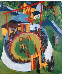 Ernst Ludwig Kirchner, Der Wanderzirkus. Um 1920.