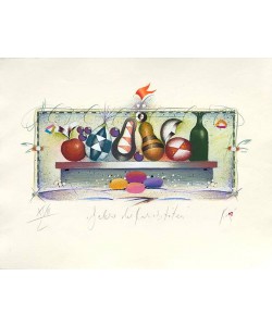 Korinek Peter Galerie der Kuriositäten (2001) (Radierung, handsigniert)