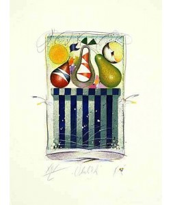 Korinek Peter Obelisk (2001) (Radierung, handsigniert)