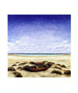 Rasch Folkert Boote am Meer (2001) (Digital, handsigniert)