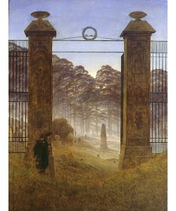 Caspar David Friedrich, Der Friedhof. 1825