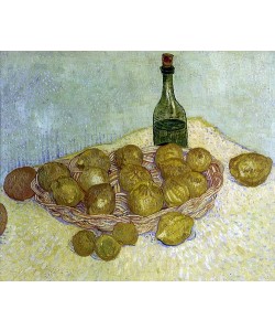 Vincent van Gogh, Stilleben mit Flasche, Zitronen und Orangen. 1888