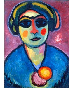 Alexej von Jawlensky, Dunkle Augen. 1912