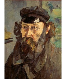 Paul Cézanne, Selbstbildnis mit Mütze. Um 1873/75