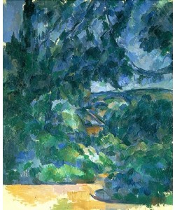 Paul Cézanne, Blaue Landschaft. Zwischen 1904 und 1906