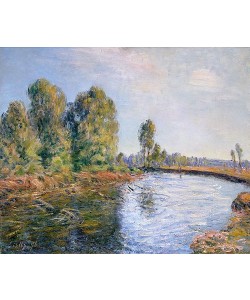 Alfred Sisley, Am Ufer des Flusses Loing .