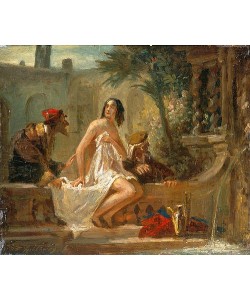Carl Spitzweg, Susanna im Bade und die Alten.