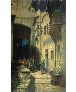 Carl Spitzweg, Die Scharwache.