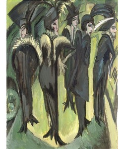 Ernst Ludwig Kirchner, Fünf Frauen auf der Strasse. 1913