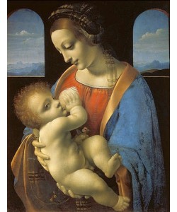 Leonardo da Vinci, Madonna Litta. Um 1490