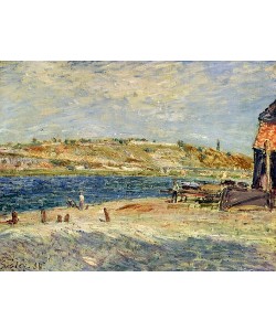 Alfred Sisley, Ufer des Flusses Loing in Saint-Mammes. 1884