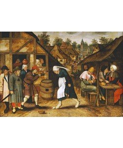 Pieter III Brueghel, Der Eiertanz.