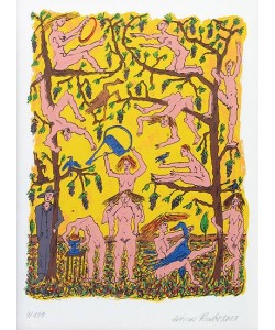 Reuber Werner Girotondo (Siebdruck, handsigniert)