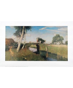 Otto Modersohn, Sommer am Moorkanal