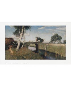 Otto Modersohn, Sommer am Moorkanal