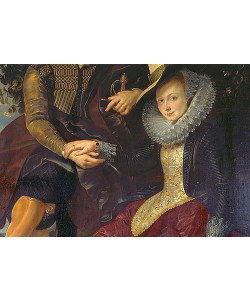 Peter Paul Rubens, Detail aus 'Rubens und Isabella in der Geissblattlaube': Hände des Paares und
